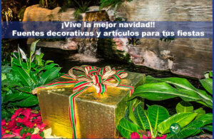 vive la navidad con las mejores fuentes decorativas