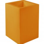 Macetero cubo alto naranja